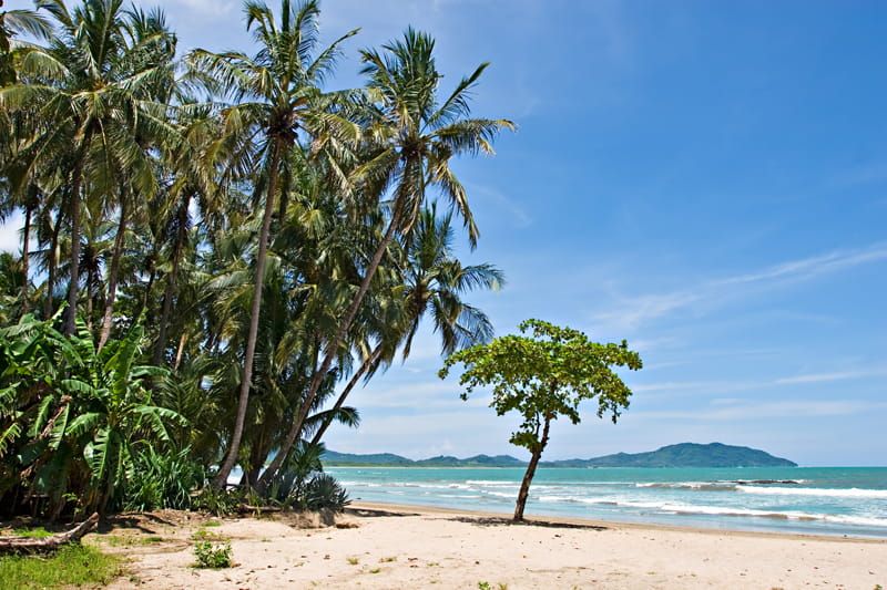 Tamarindo beach in Costa Rica
