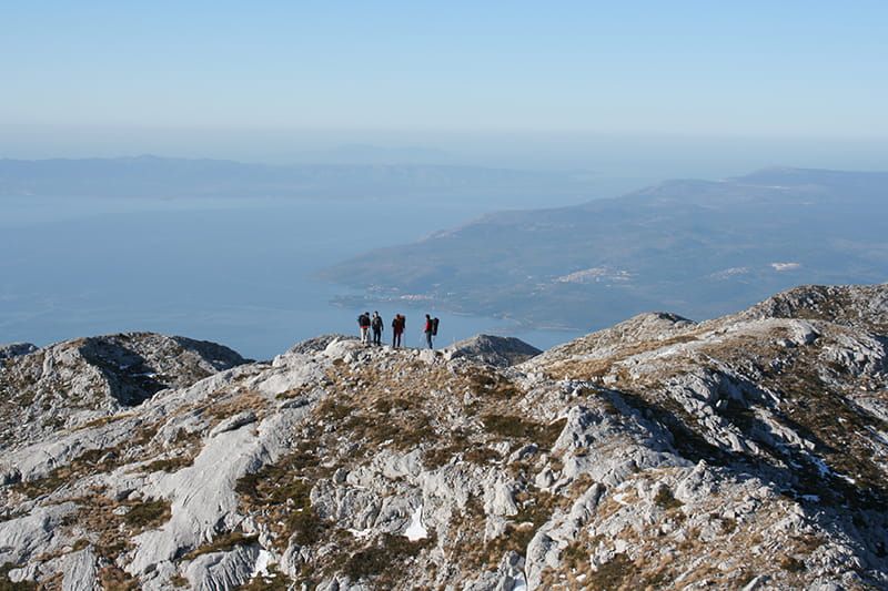 Walking holiday in the mountains of Croatia