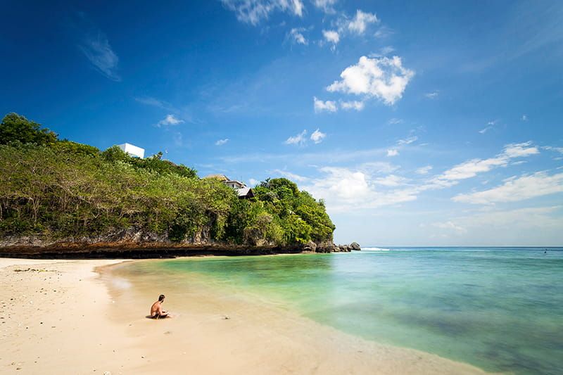 Padang Padang beach in Bali