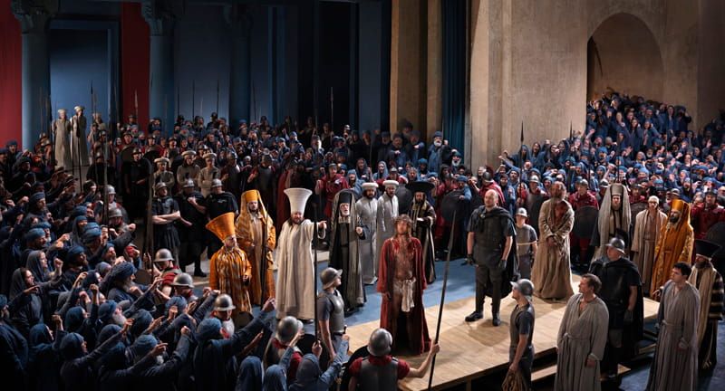 Scene from the Oberammergau Passion Play