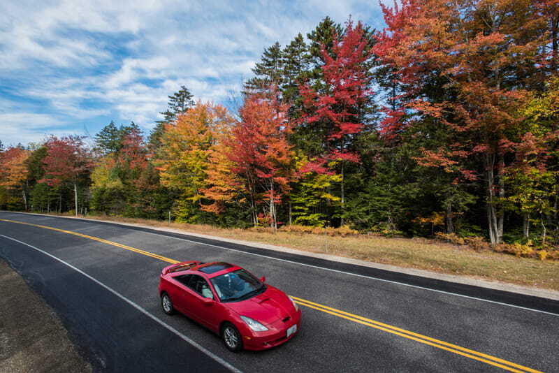 Scenic drives in New England