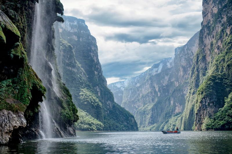 The beautiful Sumidero Canyon in Mexico