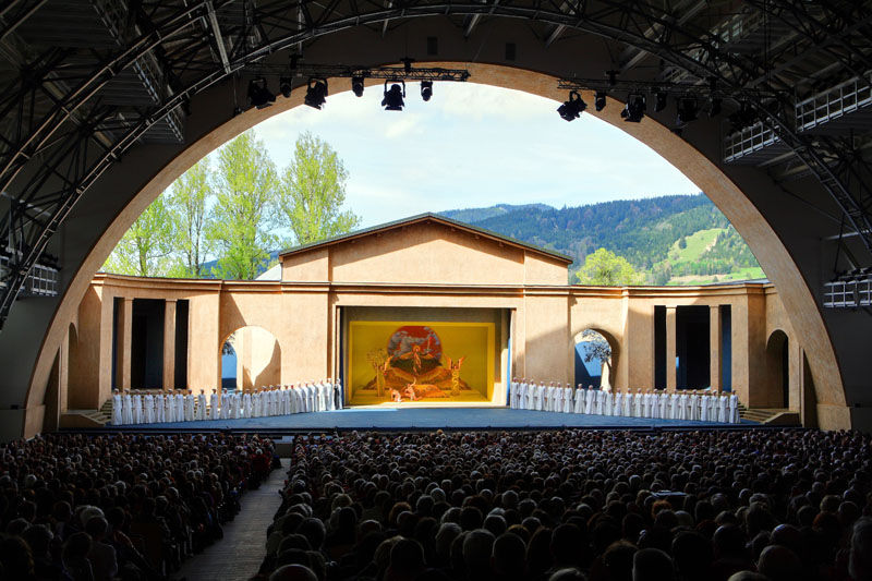 The Passion Play theatre in Oberammergau