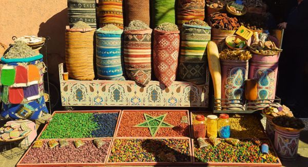spices in Marrakesh markets