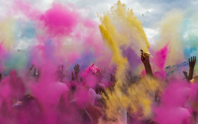 Holi festival colours India 