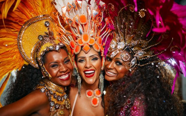 three-woman-in-costume-for-Brazil-carnival