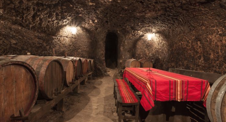 Melnik wine cellar