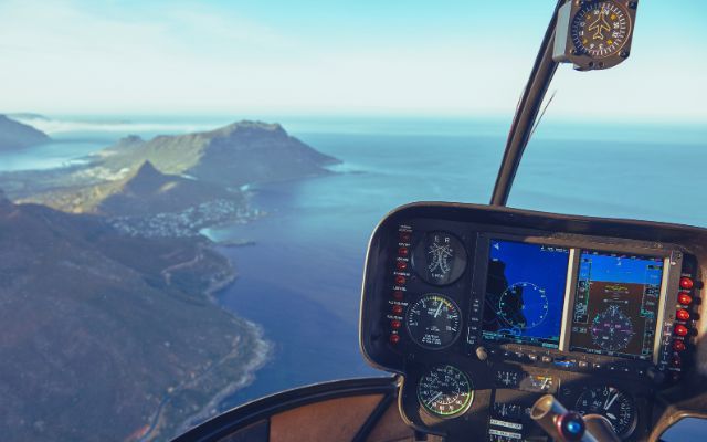 helicopter ride over capetown south africa