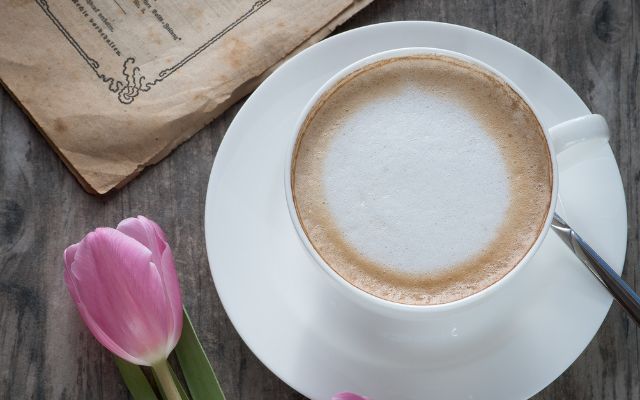 Wiener Melange coffee in Austria